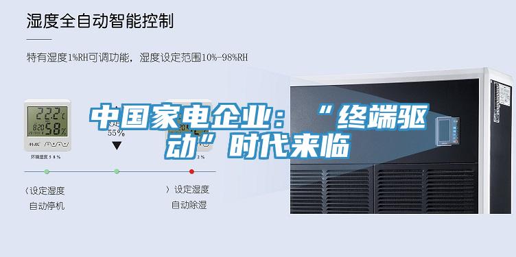 中国家电企业：“终端驱动”时代来临