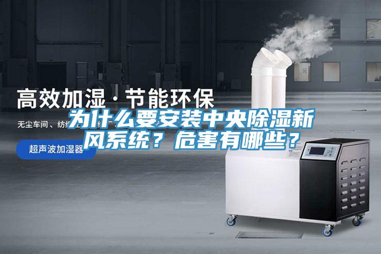 为什么要安装中央除湿新风系统？危害有哪些？