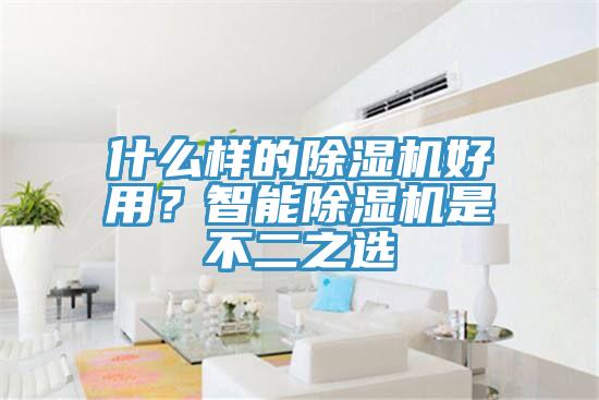 什么样的除湿机好用？智能除湿机是不二之选