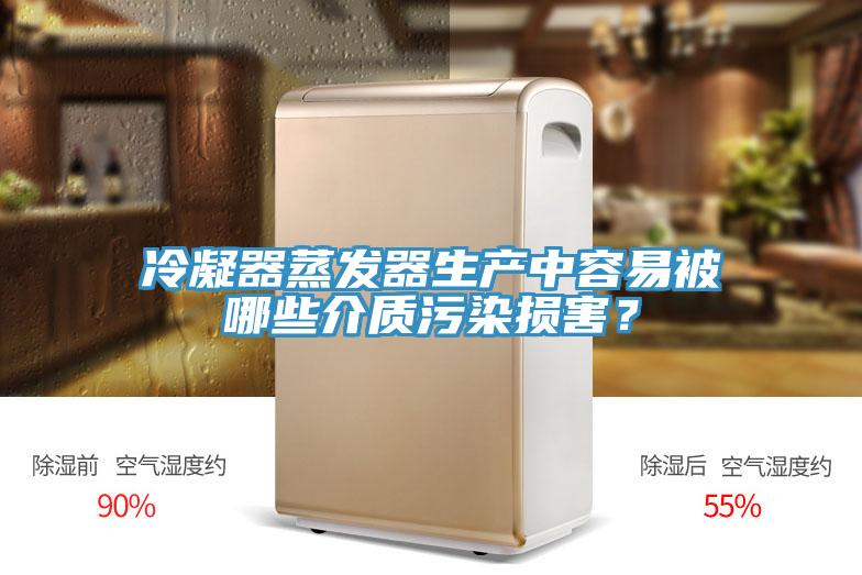 冷凝器蒸发器生产中容易被哪些介质污染损害？