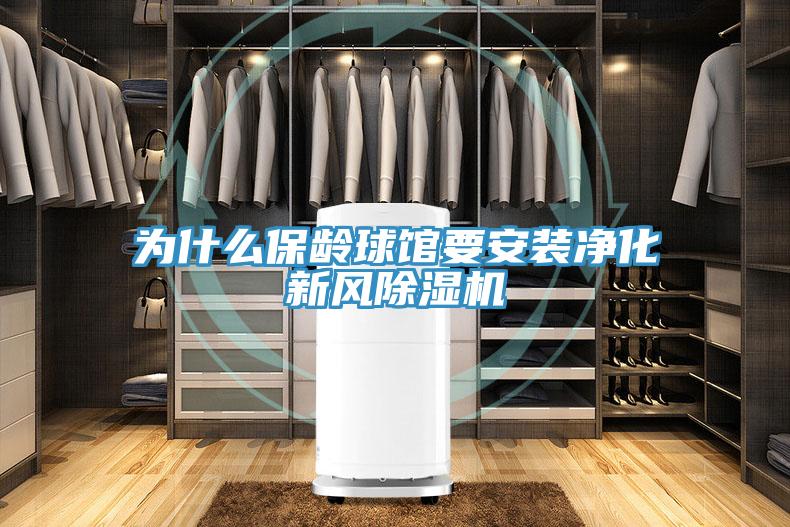为什么保龄球馆要安装净化新风除湿机