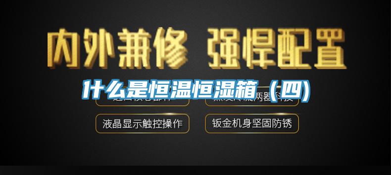 什么是恒温恒湿箱（四)