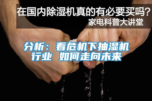 分析：看危机下抽湿机行业 如何走向未来