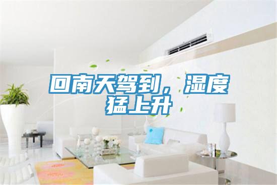 回南天驾到，湿度猛上升
