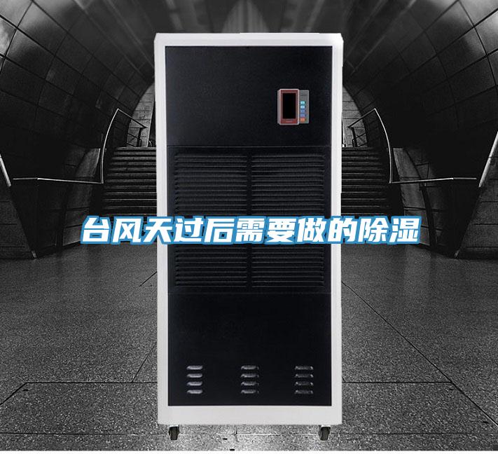 台风天过后需要做的除湿