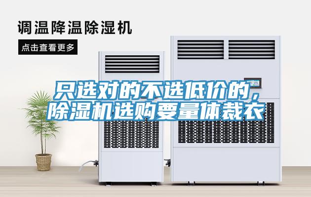 只选对的不选低价的，除湿机选购要量体裁衣