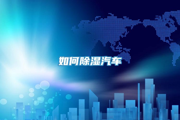 如何除湿汽车