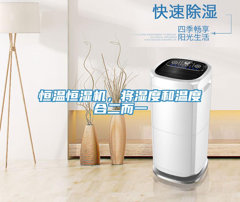 恒温恒湿机，将湿度和温度合二而一