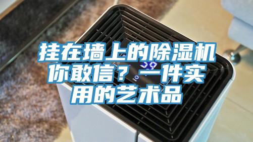 挂在墙上的除湿机你敢信？一件实用的艺术品