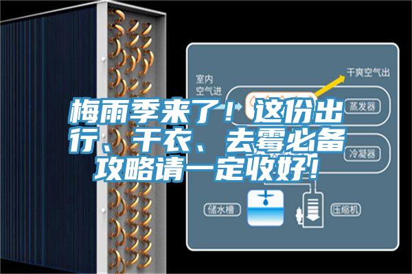 梅雨季来了！这份出行、干衣、去霉必备攻略请一定收好！