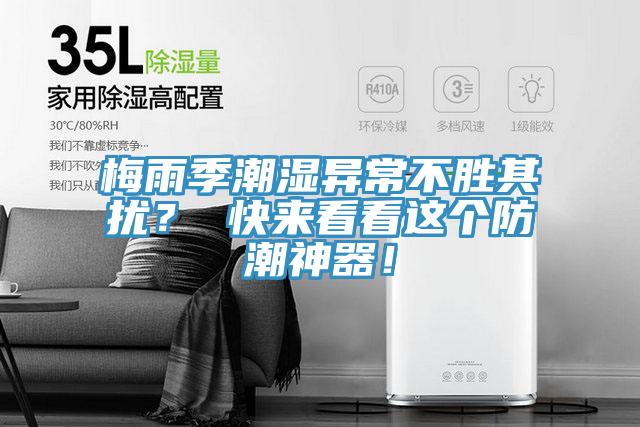 梅雨季潮湿异常不胜其扰？ 快来看看这个防潮神器！