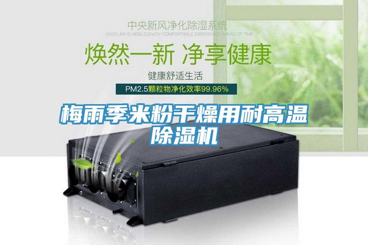 梅雨季米粉干燥用耐高温除湿机
