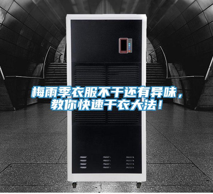 梅雨季衣服不干还有异味,教你快速干衣大法!