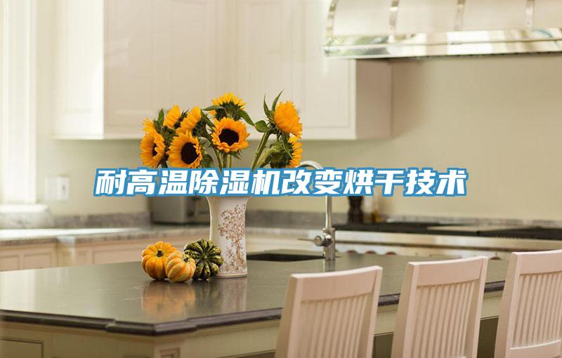 耐高温除湿机改变烘干技术