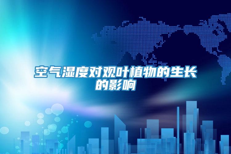 空气湿度对观叶植物的生长的影响