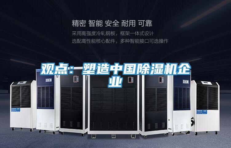 观点：塑造中国除湿机企业