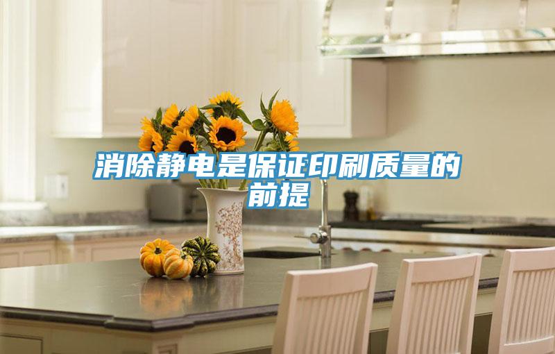 消除静电是保证印刷质量的前提