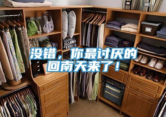 没错，你最讨厌的回南天来了！