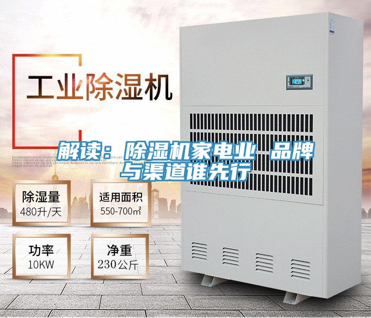解读:除湿机家电业 品牌与渠道谁先行
