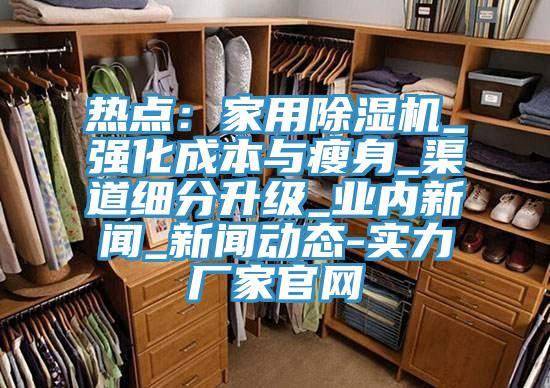 热点：家用除湿机_强化成本与瘦身_渠道细分升级_业内新闻_新闻动态-实力厂家官网