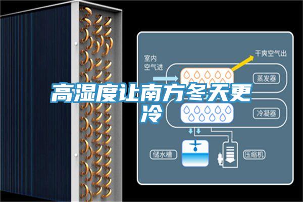 高湿度让南方冬天更冷