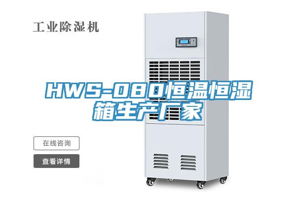 HWS-080恒温恒湿箱生产厂家
