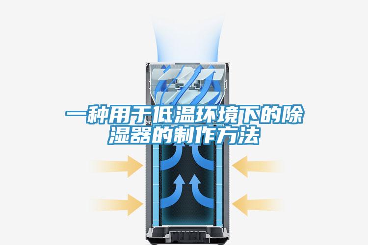 一种用于低温环境下的除湿器的制作方法