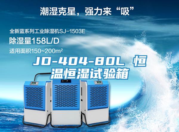 JD-404-80L 恒温恒湿试验箱