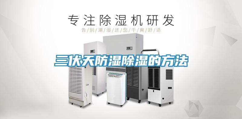 三伏天防湿除湿的方法