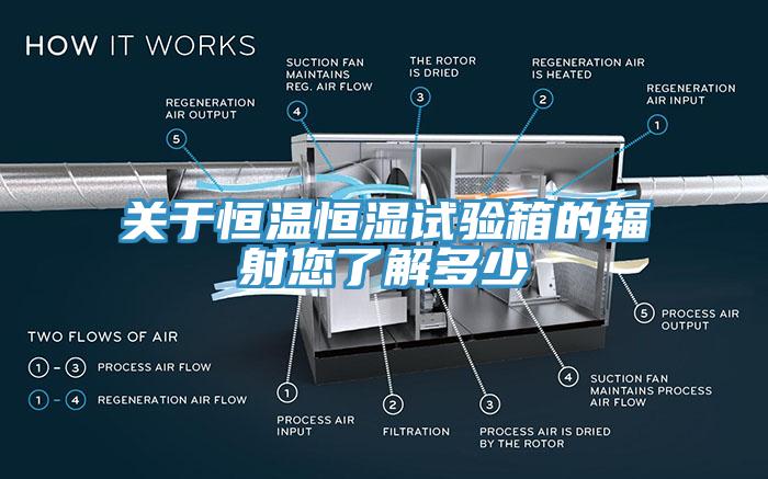 关于恒温恒湿试验箱的辐射您了解多少