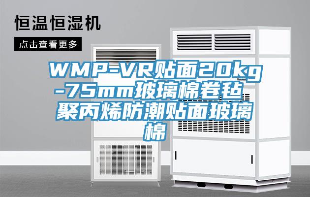 WMP-VR贴面20kg-75mm玻璃棉卷毡 聚丙烯防潮贴面玻璃棉