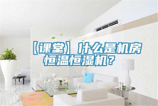 【课堂】什么是机房恒温恒湿机?