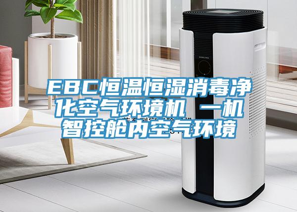 EBC恒温恒湿消毒净化空气环境机 一机智控舱内空气环境