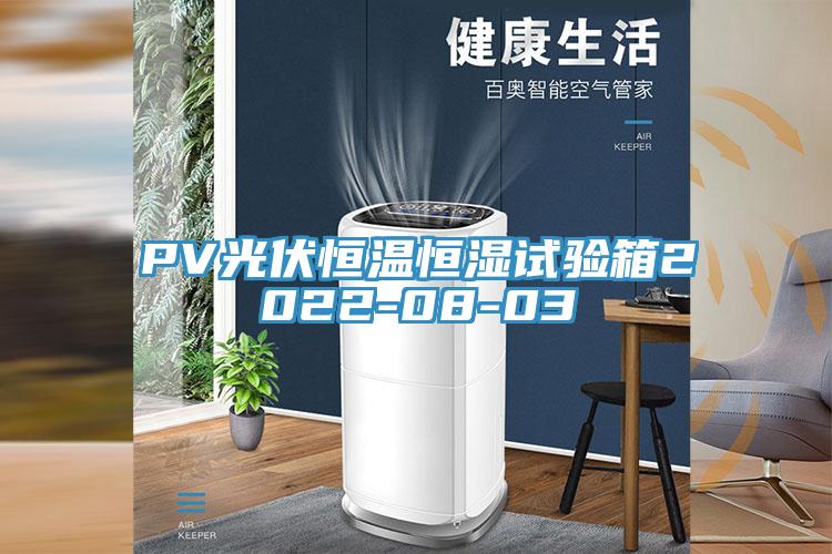 PV光伏恒温恒湿试验箱2022-08-03