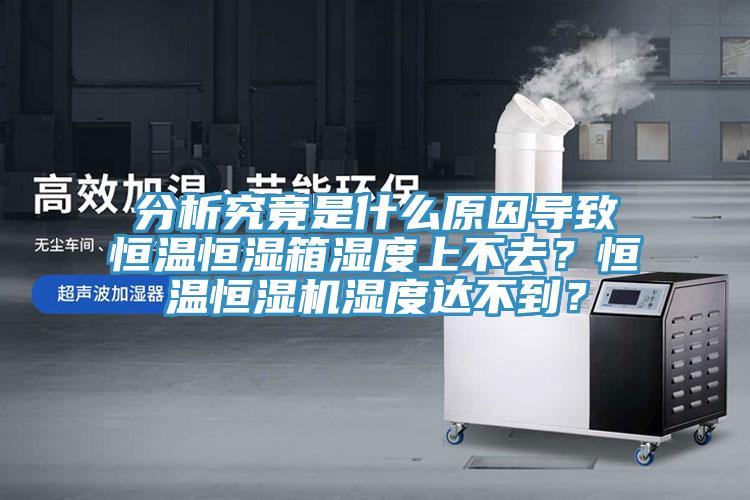 分析究竟是什么原因导致恒温恒湿箱湿度上不去？恒温恒湿机湿度达不到？