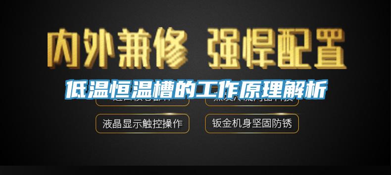 低温恒温槽的工作原理解析