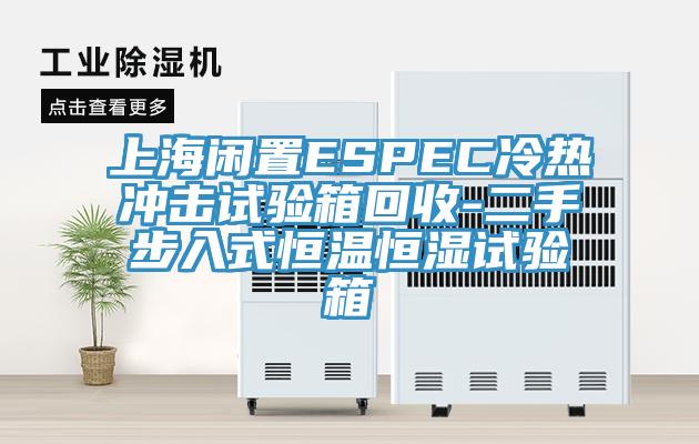 上海闲置ESPEC冷热冲击试验箱回收-二手步入式恒温恒湿试验箱