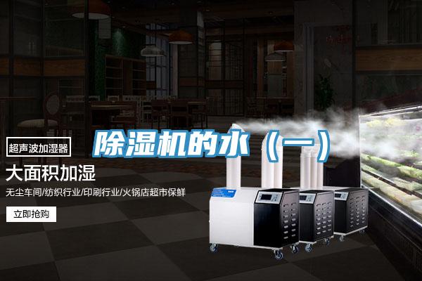 除湿机的水（一）