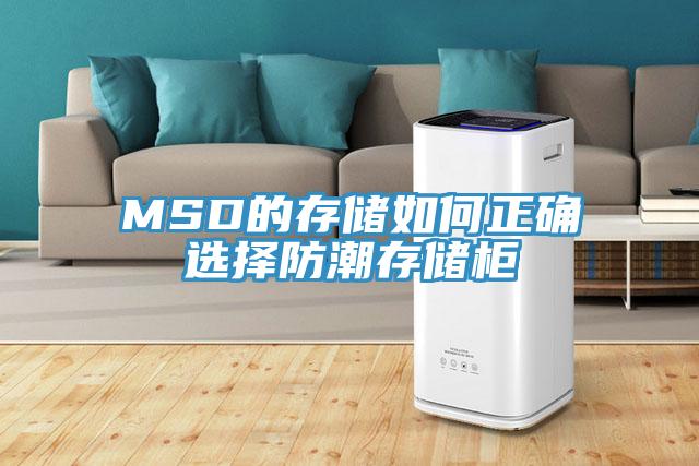 MSD的存储如何正确选择防潮存储柜