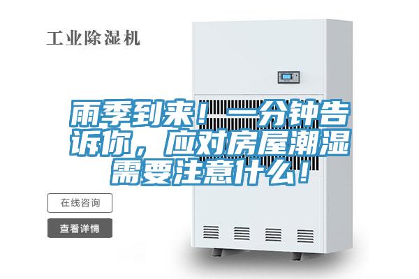 雨季到来！一分钟告诉你，应对房屋潮湿需要注意什么！