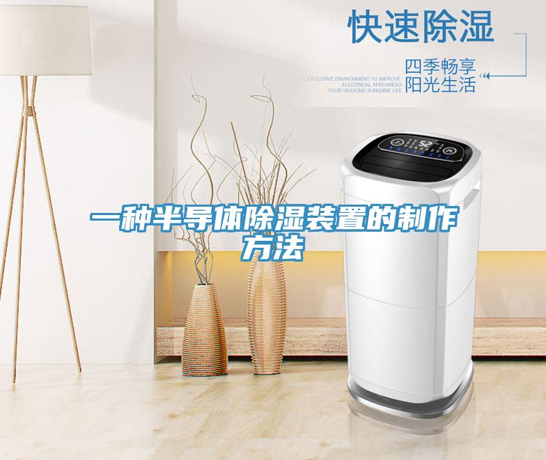 一种半导体除湿装置的制作方法