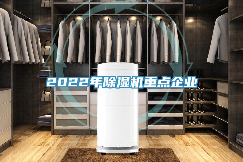 2022年除湿机重点企业