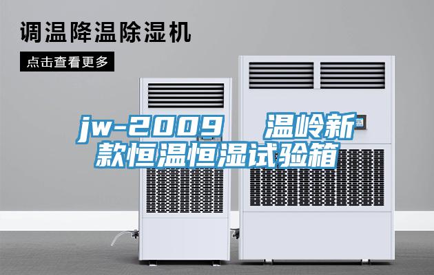 jw-2009  温岭新款恒温恒湿试验箱