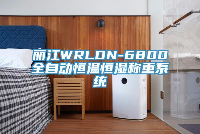 丽江WRLDN-6800全自动恒温恒湿称重系统