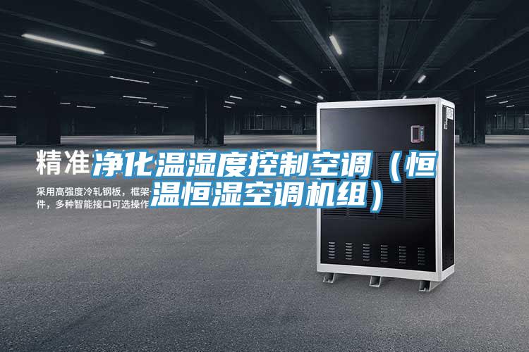 净化温湿度控制空调（恒温恒湿空调机组）