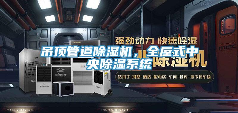 吊顶管道除湿机,全屋式中央除湿系统