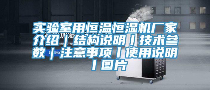 实验室用恒温恒湿机厂家介绍｜结构说明丨技术参数｜注意事项丨使用说明丨图片