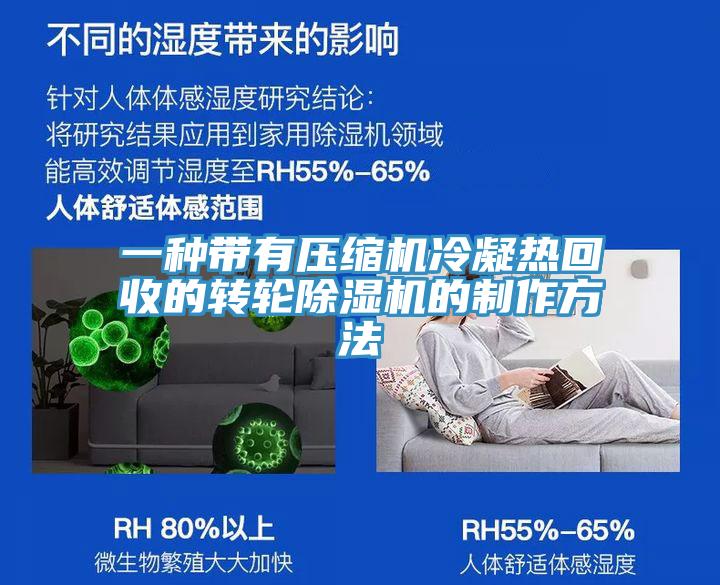 一种带有压缩机冷凝热回收的转轮除湿机的制作方法