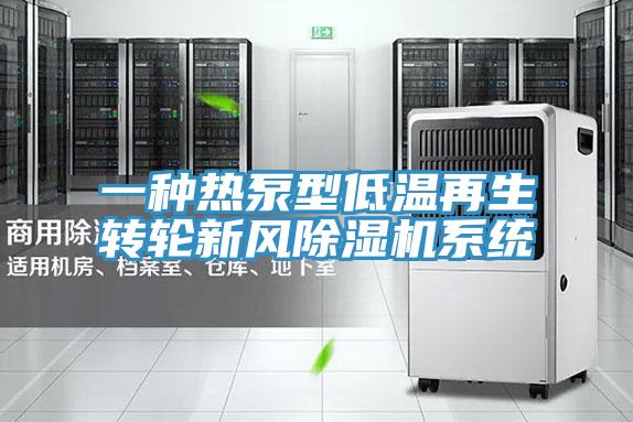 一种热泵型低温再生转轮新风除湿机系统