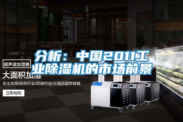分析:中国2011工业除湿机的市场前景